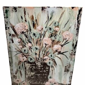 Original Artwork Acrylic’s On Canvas Impressionism Style Spring Blooms 16" x 20